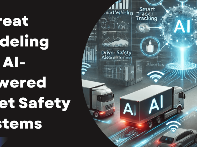 Threat Modeling for AI-Powered Fleet Safety Systems