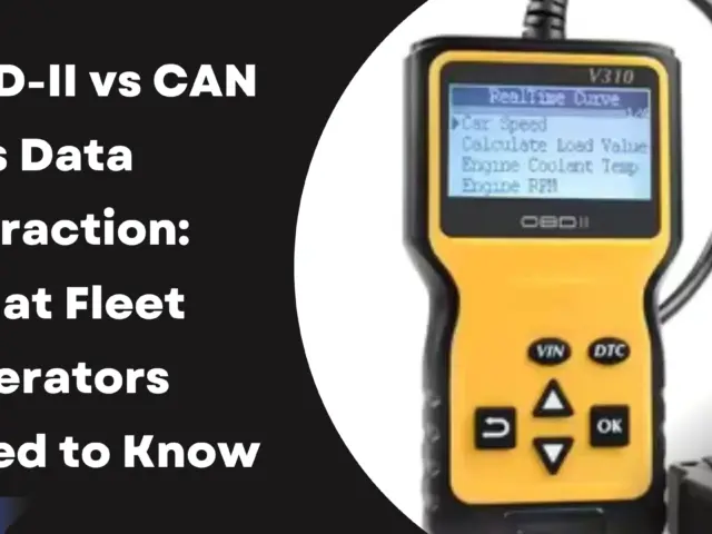 OBD-II vs CAN Bus Data Extraction: What Fleet Operators Need to Know
